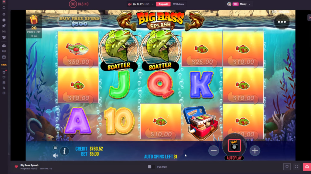 Preciso fazer download de alguma coisa para jogar a versão de demonstração do Big Bass Splash?