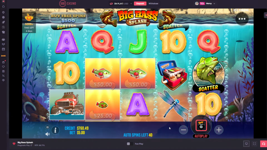 Como você ganha muito no Big Bass Splash