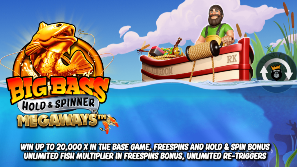 Qual é a volatilidade do slot Big Bass Hold e Spinner Megaways