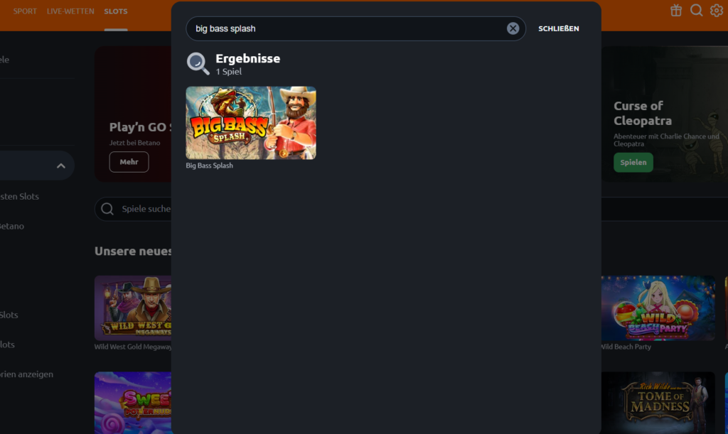 Principais benefícios para os jogadores do Big Bass Splash